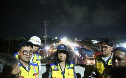 Pembangunan Jembatan Kaligawe di Jalan Tol Semarang-Demak Capai 42,4 Persen