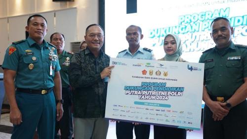 Bank Mandiri (BMRI) dan Perusahaan BUMN Bersinergi Bantu Pendidikan Putra-Putri TNI