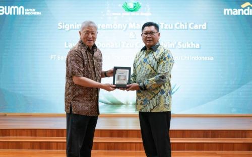 Bank Mandiri (BMRI) dan Tzu Chi Luncurkan Kartu Kredit Berbasis Donasi dan Layanan Filantropi Digita