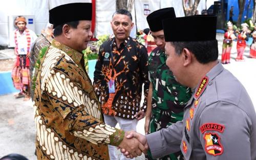 Kelakar Presiden Prabowo Tak Akan Ganti Kapolri dan Panglima TNI karena Namanya Sama