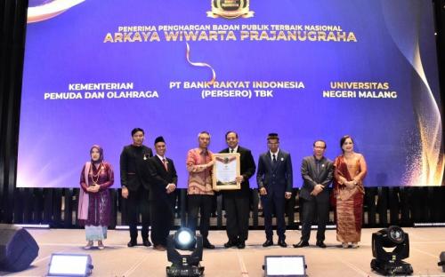 BRI Raih Penghargaan dalam Anugerah Keterbukaan Informasi Publik 2024