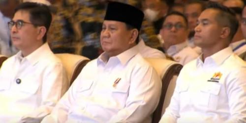 Hadiri Munas Konsolidasi Kadin, Intip Keakraban Prabowo Bersama Anindya Bakrie dan Arsjad Rasjid 