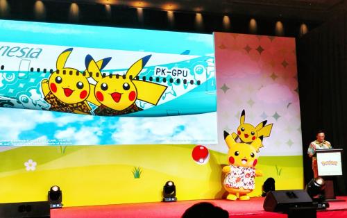 Seat Special, Pikachu Berbatik jadi Strategi Garuda Indonesia (GIAA) Gaet Wisatawan Mancanegara