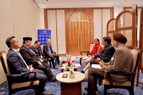 Dorong Perdagangan Indonesia-India, Airlangga Temui Menteri Piyush Goyal