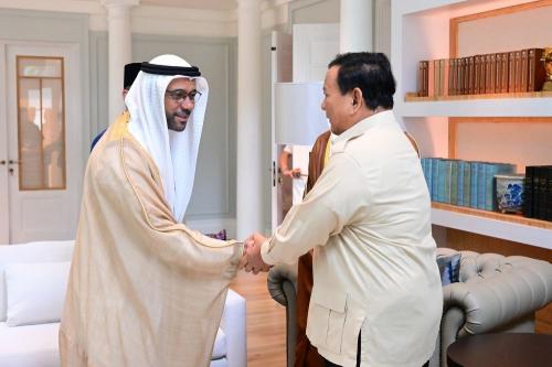 Prabowo Terima Kunjungan Menteri Suhail, Perkuat Kerja Sama dengan Uni Emirat Arab