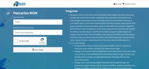Adakah Aplikasi Cek NISN Siswa? Ini Penjelasannya 