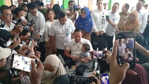AHY Janji Perhatikan Infrastruktur Rumah Sakit hingga Puskesmas untuk Cek Kesehatan Gratis