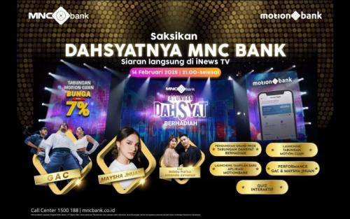 MNC Bank Siap Serahkan 2 Unit Mobil kepada Nasabah Setia Secara Live di iNews TV