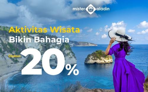 Nikmati Pengalaman Baru Liburan, Ada Diskon 20 Persen untuk Tur dan Aktivitas 