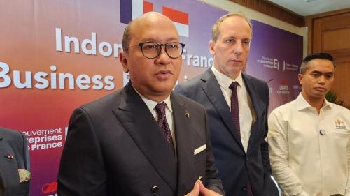 Pimpin Business Meeting RI-Prancis, Rosan Harap Perkuat Kolaborasi Banyak Sektor