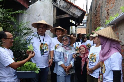 Urban Farming Lorong Mekaar, Langkah PNM Wujudkan Asta Cita Ketahanan 