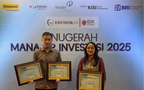 BRI-MI Raih Tiga Penghargaan dalam Ajang Anugerah Manajer Investasi 2025