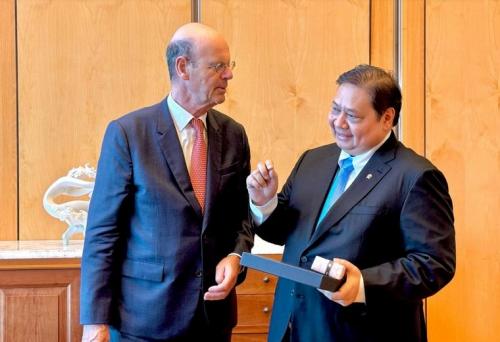 Bertemu Menteri Ekonomi dan Keuangan Prancis, Airlangga Dorong Penyelesaian I-EU CEPA