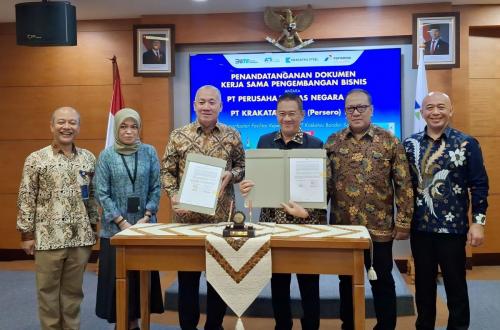 Krakatau Steel (KRAS) dan PGN (PGAS) Bangun Infrastruktur Gas di Pelabuhan