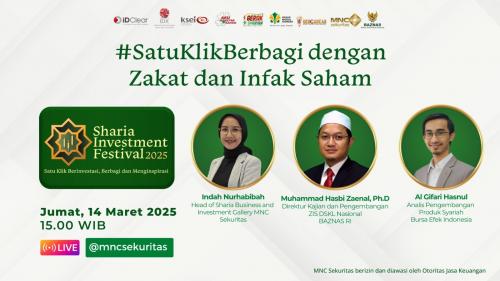 Lipatgandakan Pahala saat Ramadan, Simak #SatuKlikBerbagi dengan Zakat dan Infak Saham