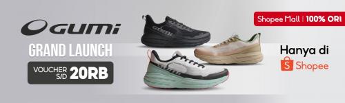 GUMI Sport Kini Tersedia Secara Eksklusif di Shopee Mall, Tawarkan Sepatu Lari Lokal Berkualitas