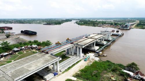 Waskita Karya (WSKT) Kebut Pengerjaan Tol Palembang-Betung, Jadi Kado Lebaran Tahun Depan