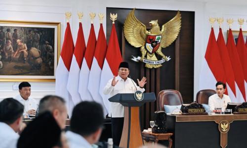 Prabowo Sebut Inflasi Indonesia Termasuk Terendah di Dunia