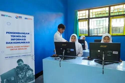 Bangun Fondasi SDM Unggul, BRI (BBRI) Perkuat Pendidikan di Daerah 3T dengan Teknologi