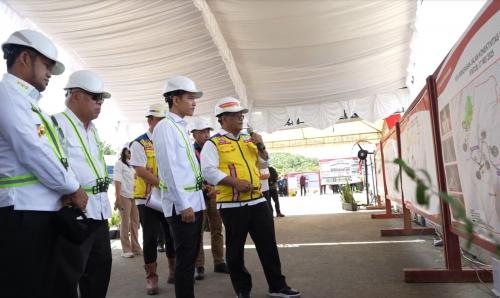 Wapres Tinjau Progres Infrastruktur Strategis di IKN