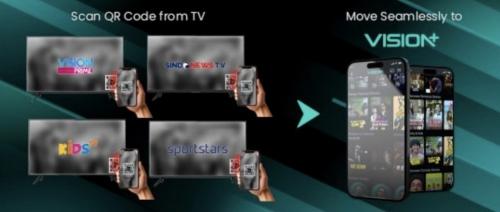 Vision+ Luncurkan Kode QR yang Dipatenkan, Mudahkan Transisi dari TV Berbayar ke Streaming Digital