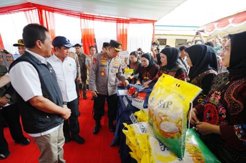 Cegah Gejolak harga, Polri Salurkan 310,25 Ton Beras di Empat Daerah