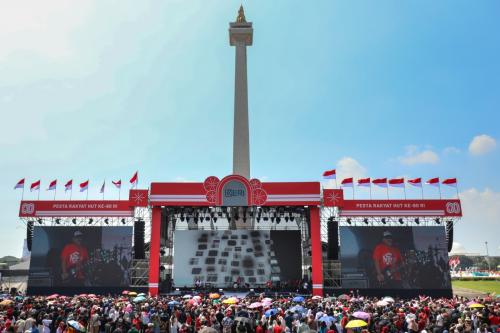 Gelar Panggung Hiburan di Monas, BRI Turut Sukseskan Pesta Rakyat & Karnaval HUT ke-80 RI