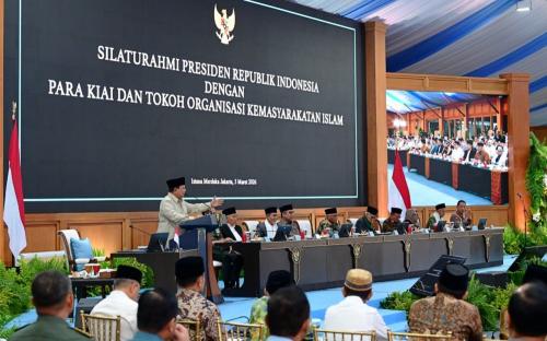 Presiden Prabowo di Depan Ulama, Siap Dorong Perdamaian Timur Tengah dan Perjuangkan Palestina
