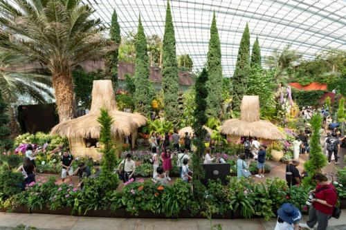 Ikut Pameran di Gardens by the Bay, Indonesia Ubah Flower Dome Singapura Jadi Panggung Nusantara