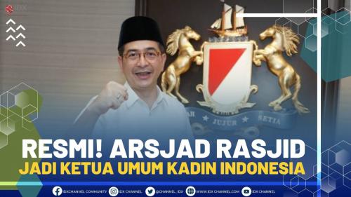 Resmi! Arsjad Rasjid Jadi Ketua Umum Kadin Indonesia