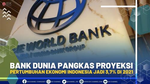 Bank Dunia Pangkas Proyeksi Pertumbuhan Ekonomi Indonesia Jadi 3,7% Di 2021