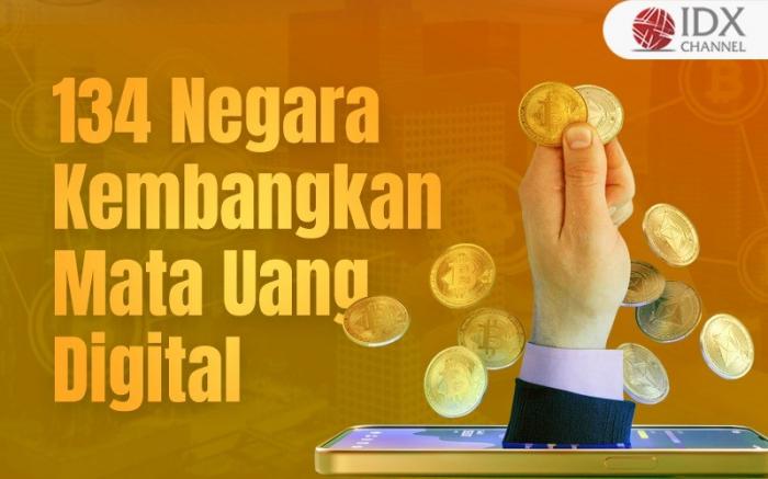 134 Negara Kembangkan Mata Uang Digital (Foto : Tim Digital Marketing IDX Channel)
