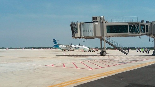 Kementerian BUMN mencatat ada dua keuntungan yang diterima PT Angkasa Pura II (Persero) ihwal kerja sama dengan GMR Airport Internasional . (Foto: MNC Media)