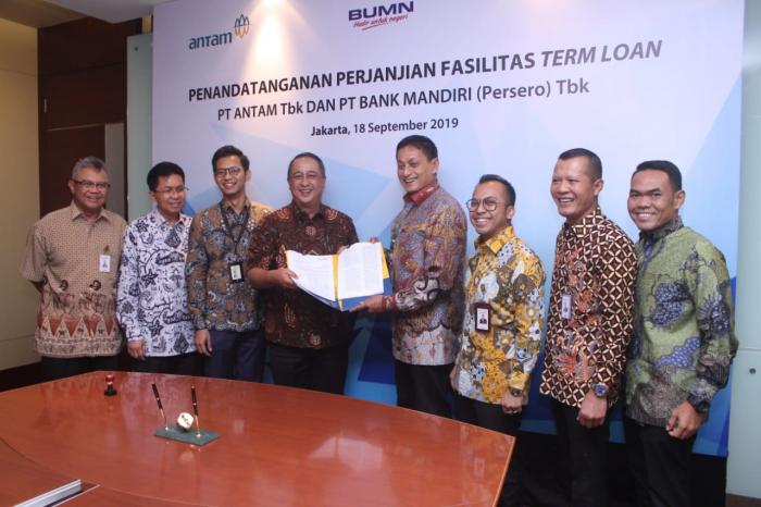 ANTAM Refinancing Pinjaman Investasi Rp1,8 T dari Bank Mandiri