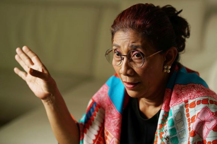 Susi Pudjiastuti: Tak Pakai Masker, Saya Tenggalamkan dan Anda Mati (FOTO: MNC Media)