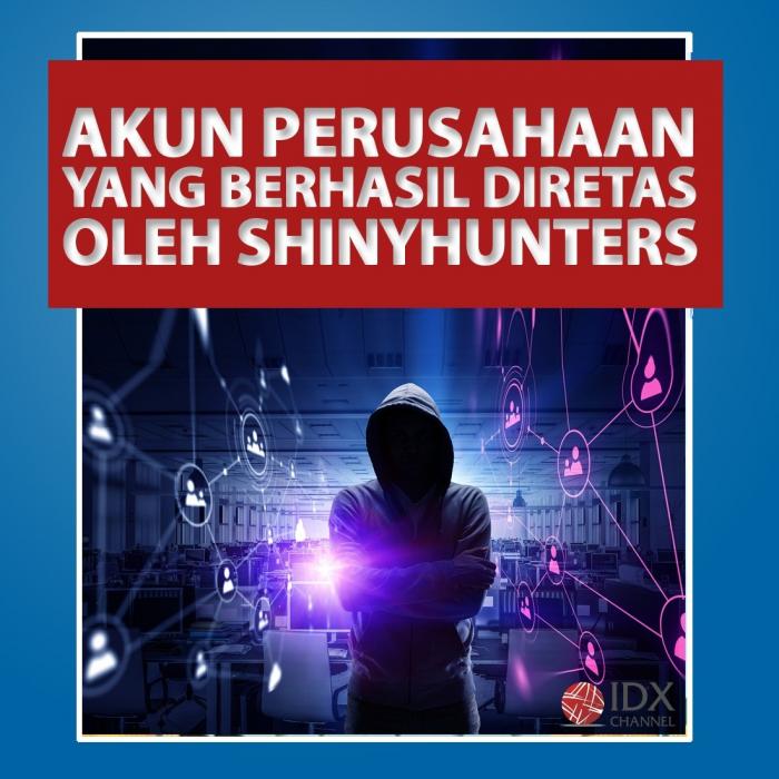 Akun Perusahaan Yang Berasil Diretas Oleh ShinyHunters. (Foto: Tim Digital Marketing IDX Channel)
