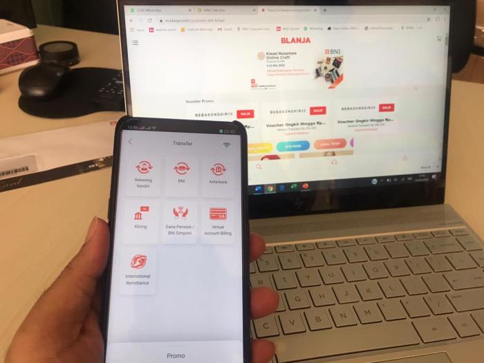 Bangga Buatan Indonesia, UMKM Kunjungi BNI Kreasi Nusantara Craft Online. (Foto: Ist)
