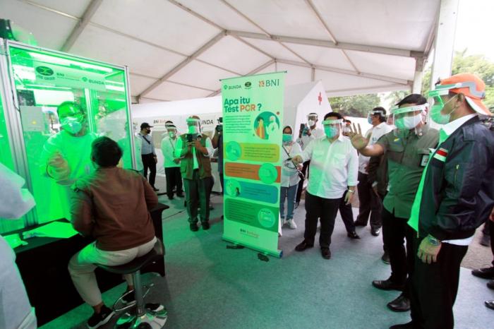 Langkah Tepat Hadapi Covid-19, BNI Gelar 30.000 Tes Swab Gratis. (Foto: Ist)