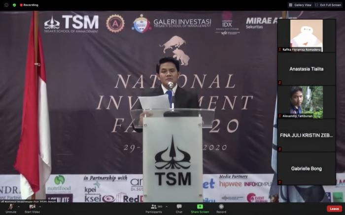 Edukasi Pasar Modal, National Investment Fair Jadi Pilihan Kaum Millenial. (Foto: Galeri Investasi Trisakti School of Management)