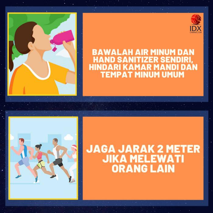 Tips Aman Lari Di Luar Ruangan Selama Pandemi. (Foto: Tim Digital Marketing IDX Channel)