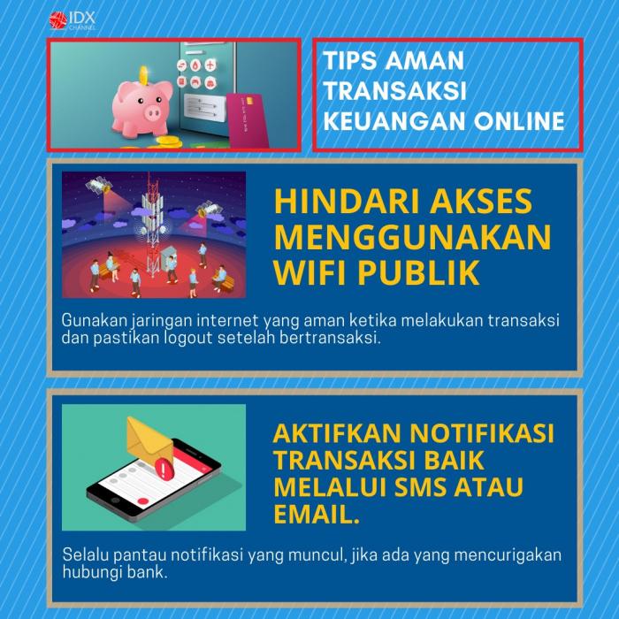 Hati-hati Bertransaksi Keuangan Online, Ini 7 Tips Aman ala OJK. (Foto: Tim Digital Marketing IDX Channel)