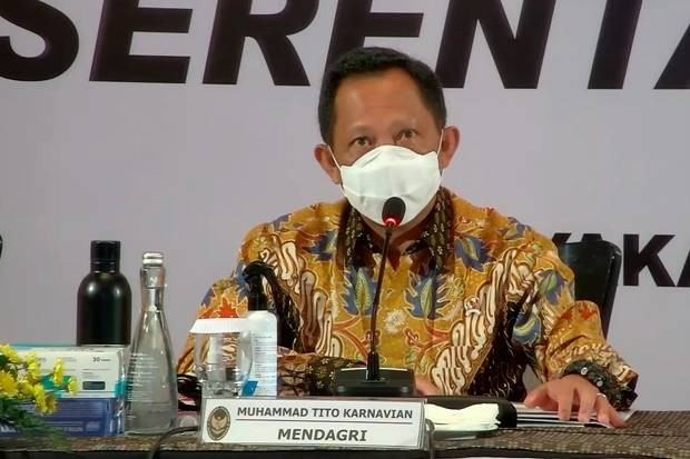Realisasi Belanja Masih Minim, Tito Karnavian Sentil Pemerintah Daerah (FOTO:MNC Media)