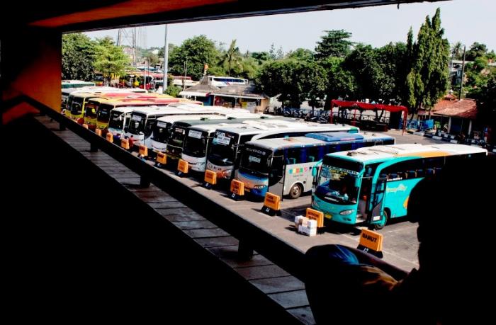 Jakarta PPKM Level 1, Terminal Lebak Bulus Belum Alami Lonjakan Penumpang (FOTO:MNC Media)