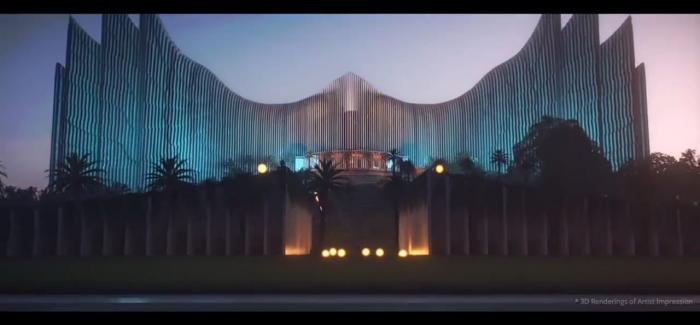 Desain Burung Garuda di Istana Negara kembali dirilis. (Foto: Instagram Nyoman Nuarta)