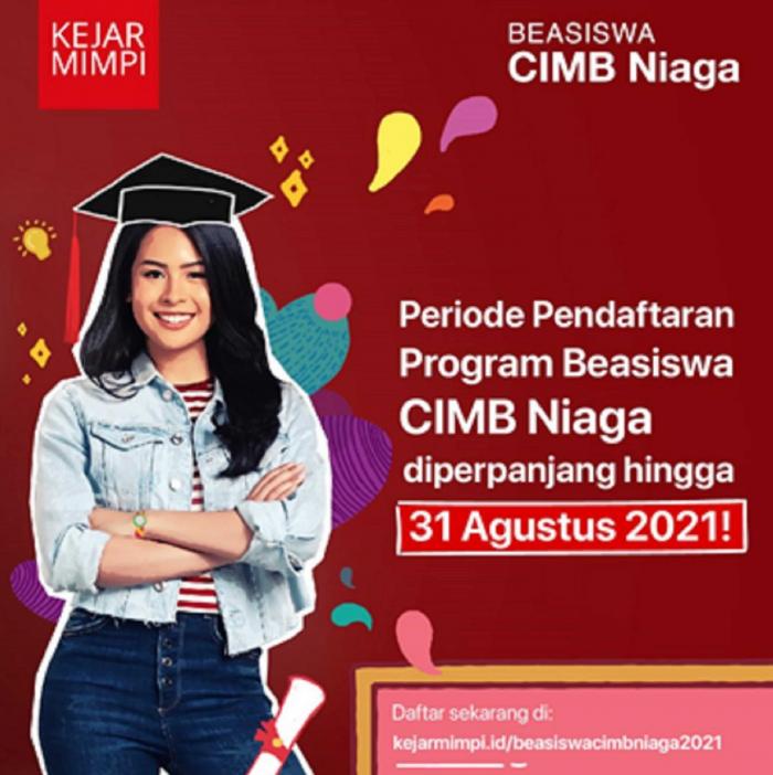CIMB Niaga Buka Pendaftaran Program Beasiswa Periode 2021-2023. (Foto: CIMB Niaga)