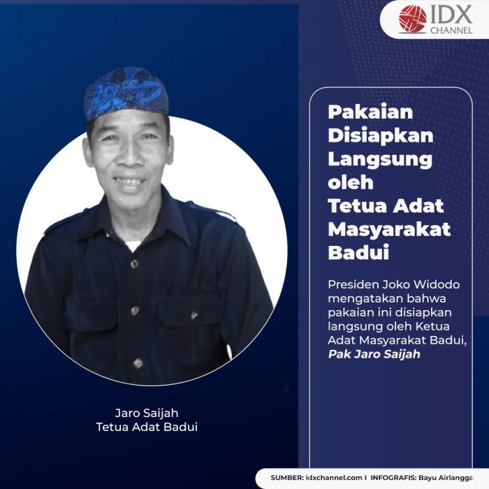 Jokowi Pakai Baju Adat Badui Bikin UMKM Ketiban Rezeki, Ini Lima Faktanya. (Foto: Tim Digital Marketing IDX Channel)