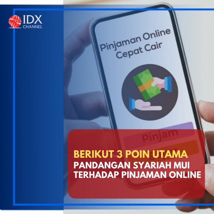 Tiga Poin Utama Permasalahan Pinjol dari Pandangan Ekonomi Syariah. (Foto: Tim Digital Marketing IDX Channel)