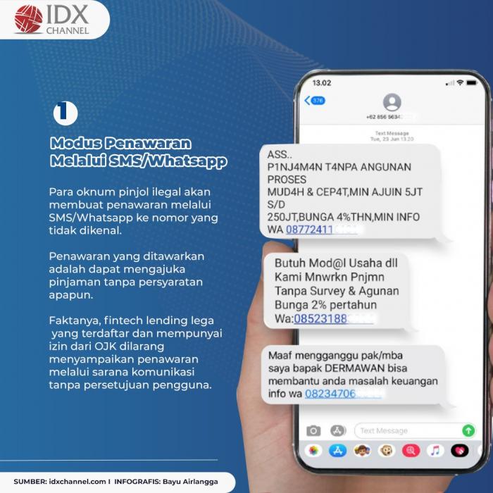 Jangan Sampai Terjebak! Ini Tiga Modus yang Kerap Digunakan Pinjol Ilegal.(Foto: Tim Digital Marketing IDX Channel)