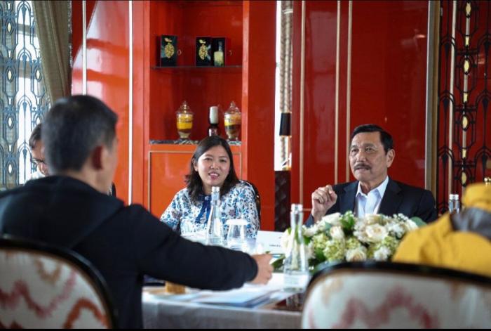 Menko Luhut Rayu Investor Abu Dhabi Investasi di RI (FOTO: MNC Media)
