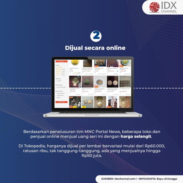 Awas Tertipu! Koin Rp500 Gambar Bunga Melati Ternyata Harganya Segini. (Foto:  Tim Digital Marketing IDX Channel)